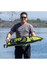 PROBOAT PRB-2171T1 SONICWAKE 36" V3, SELF-RIGHTING V-HULL BOAT RTR, BLACK HULL