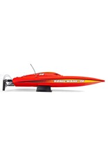 PROBOAT PRB-2171T2 SONICWAKE 36" V3, SELF-RIGHTING V-HULL BOAT RTR, RED HULL