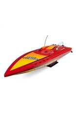PROBOAT PRB-2171T2 SONICWAKE 36" V3, SELF-RIGHTING V-HULL BOAT RTR, RED HULL