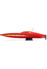PROBOAT PRB-2171T2 SONICWAKE 36" V3, SELF-RIGHTING V-HULL BOAT RTR, RED HULL