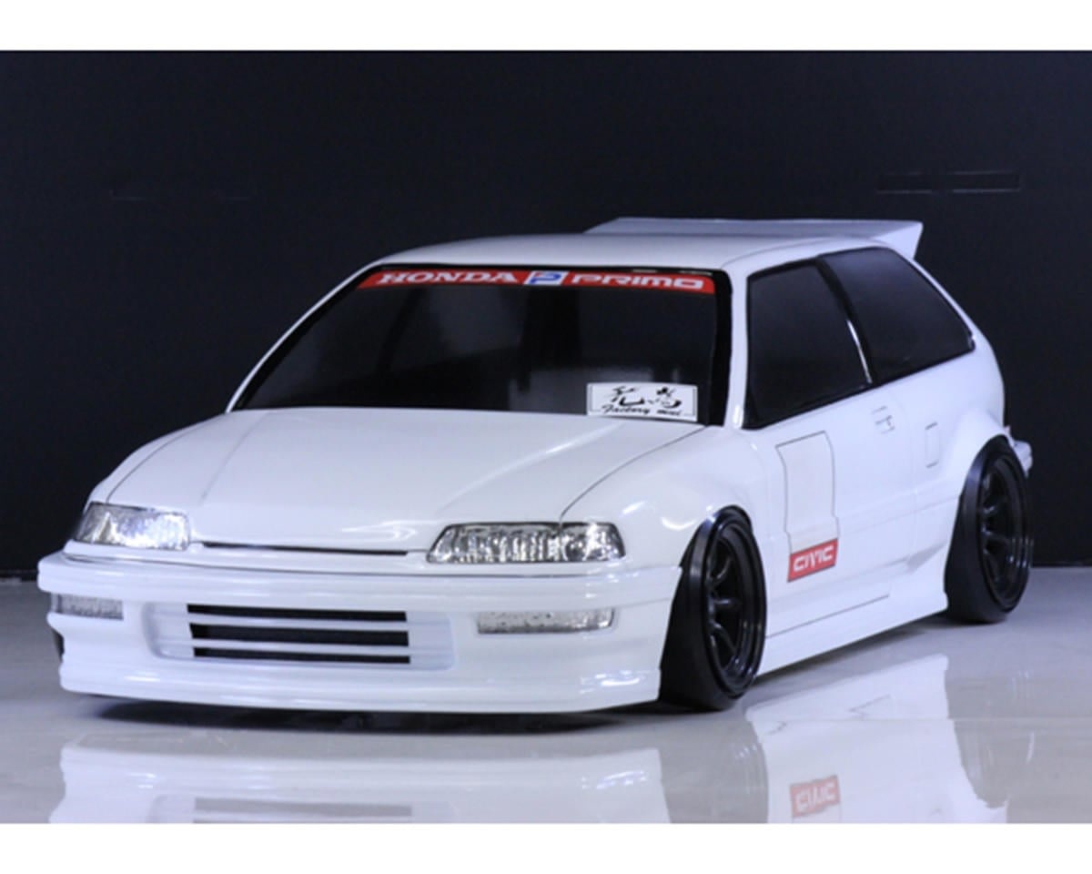 PAB-3158 1/10 HONDA CIVIC EF9 DRIFT BODY SET (CLEAR) (257-260MM)