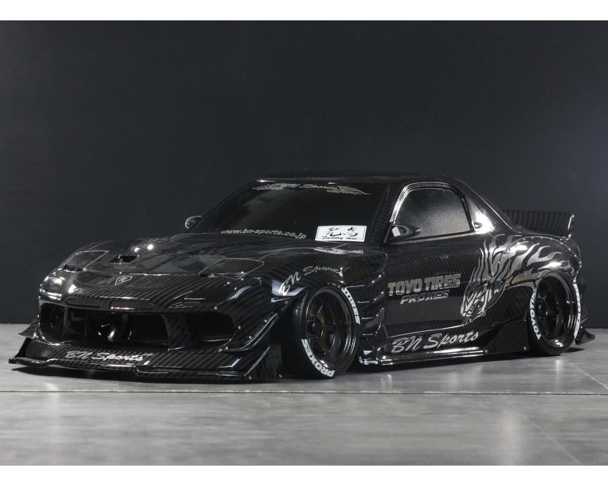 PABFCB-198C 1/10 MAZDA RX-7 FD3S BN SPORTS DRIFT BODY SET (CARBON FIBER DIPPED) (257-260MM)