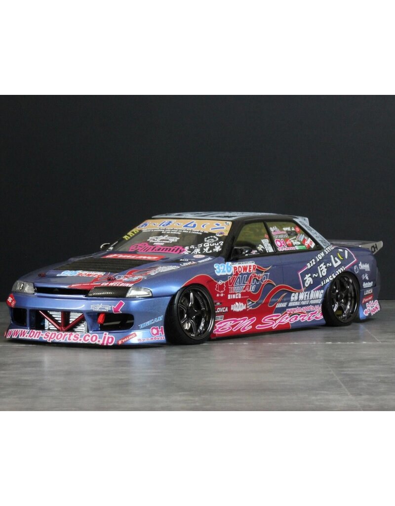 PANDORA RC PAB-3224 1/10 NISSAN HCR32 SKYLINE 4D BN-SPORTS DRIFT BODY SET (CLEAR) (258-262MM)