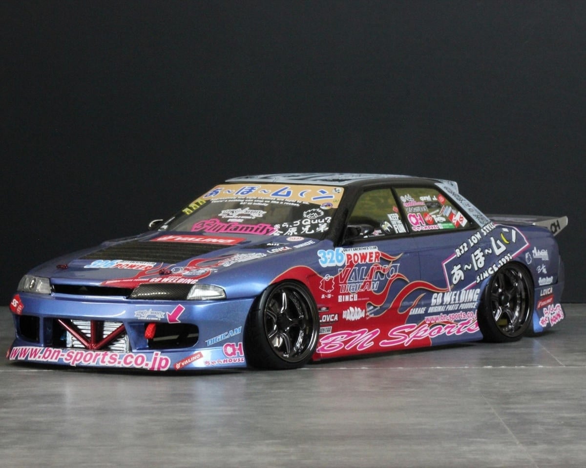 PAB-3224 1/10 NISSAN HCR32 SKYLINE 4D BN-SPORTS DRIFT BODY SET (CLEAR) (258-262MM)