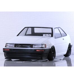 PANDORA RC PAB-3168 1/10 TOYOTA AE86 COROLLA LEVIN 2-DOOR DRIFT BODY SET (CLEAR) (257-260MM)