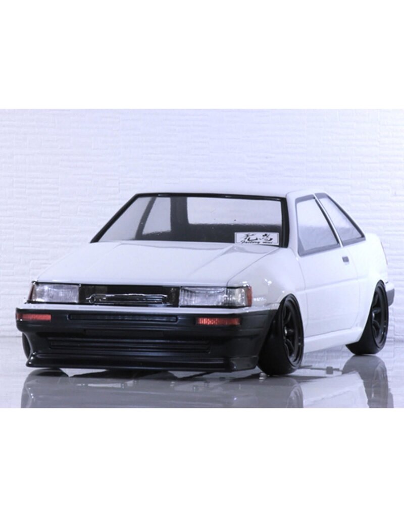 PANDORA RC PAB-3168 1/10 TOYOTA AE86 COROLLA LEVIN 2-DOOR DRIFT BODY SET (CLEAR) (257-260MM)