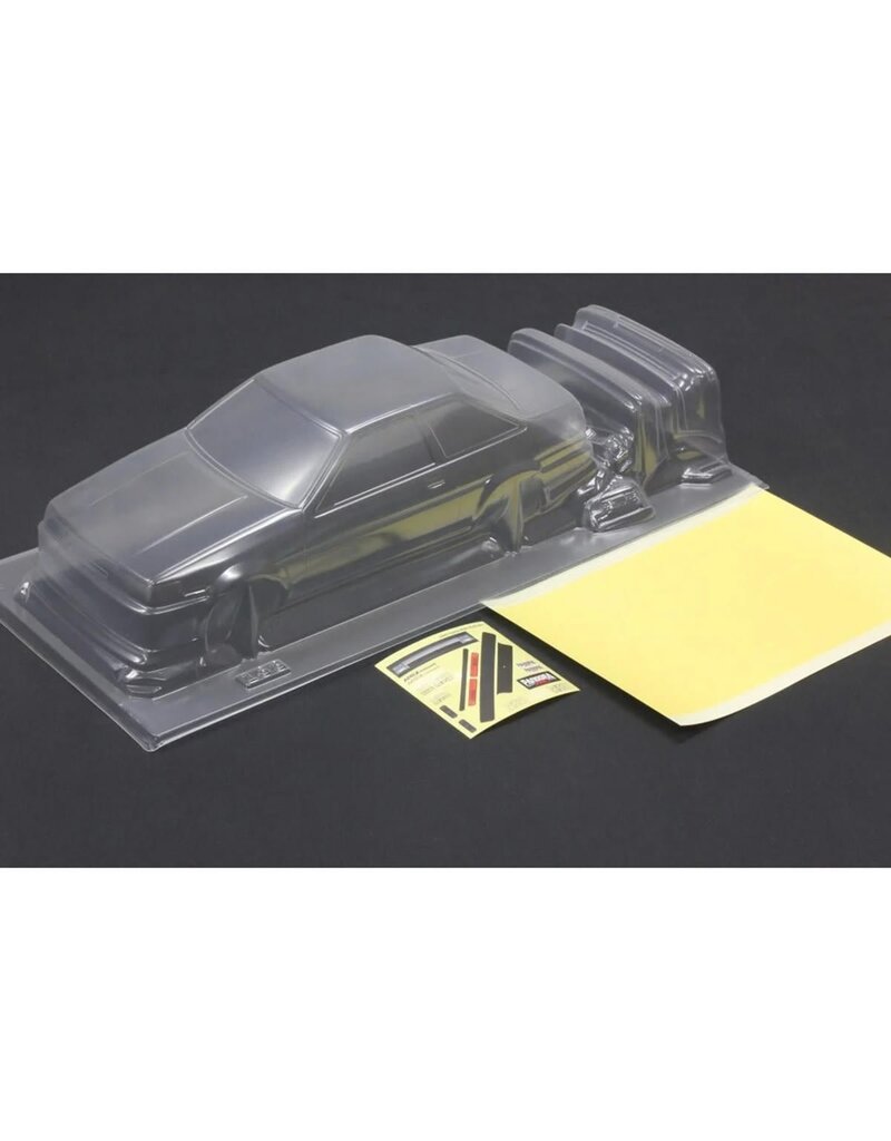 PANDORA RC PAB-3168 1/10 TOYOTA AE86 COROLLA LEVIN 2-DOOR DRIFT BODY SET (CLEAR) (257-260MM)