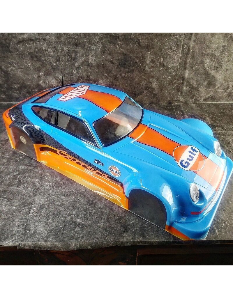 DELTA PLASTIK USA DP8518 PORSCHE CARRERA RS 1/7 CLEAR WITH WING AND DECALS