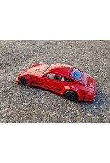 DELTA PLASTIK USA DP8518 PORSCHE CARRERA RS 1/7 CLEAR WITH WING AND DECALS