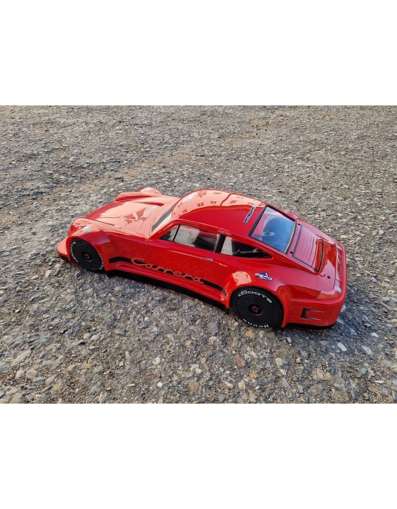 DELTA PLASTIK USA DP8518 PORSCHE CARRERA RS 1/7 CLEAR WITH WING AND DECALS