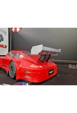 DELTA PLASTIK USA DP8518 PORSCHE CARRERA RS 1/7 CLEAR WITH WING AND DECALS