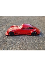 DELTA PLASTIK USA DP8518 PORSCHE CARRERA RS 1/7 CLEAR WITH WING AND DECALS