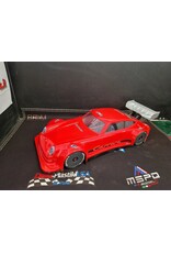 DELTA PLASTIK USA DP8518 PORSCHE CARRERA RS 1/7 CLEAR WITH WING AND DECALS