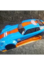 DELTA PLASTIK USA DP8518 PORSCHE CARRERA RS 1/7 CLEAR WITH WING AND DECALS