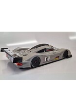 DELTA PLASTIK USA DP8524 MERCEDES CLR 1/7 CLEAR WITH WING DECALS AND MASK