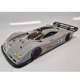 DELTA PLASTIK USA DP8524 MERCEDES CLR 1/7 CLEAR WITH WING DECALS AND MASK