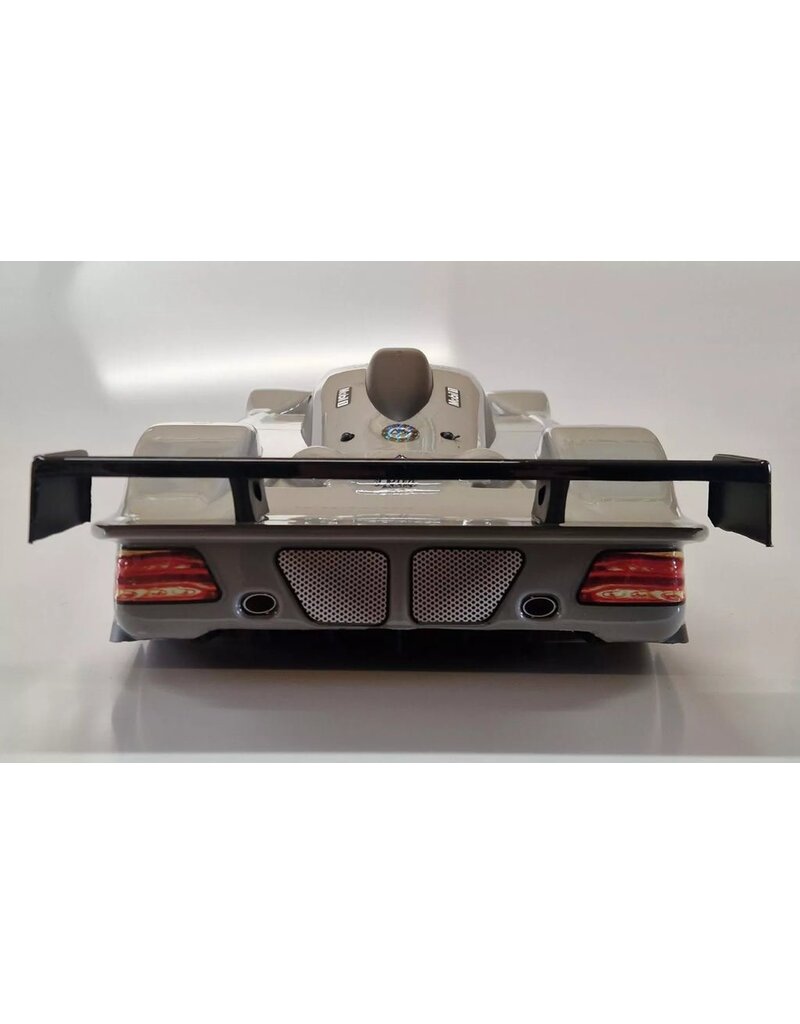 DELTA PLASTIK USA DP8524 MERCEDES CLR 1/7 CLEAR WITH WING DECALS AND MASK