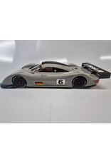 DELTA PLASTIK USA DP8524 MERCEDES CLR 1/7 CLEAR WITH WING DECALS AND MASK