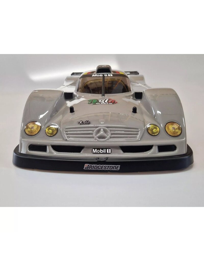 DELTA PLASTIK USA DP8524 MERCEDES CLR 1/7 CLEAR WITH WING DECALS AND MASK