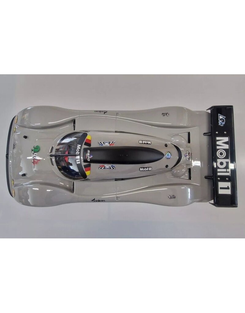 DELTA PLASTIK USA DP8524 MERCEDES CLR 1/7 CLEAR WITH WING DECALS AND MASK