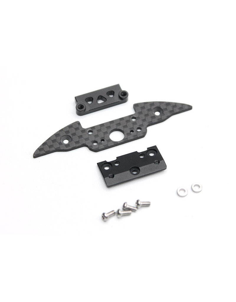 REFLEX RACING REF RX566 MF-1 CARBON FIBER BUMPER AND ALUMINUM CLIP SET