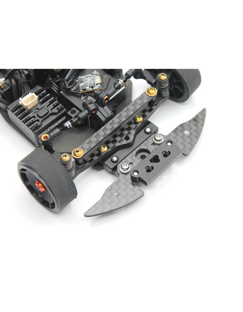 REFLEX RACING REF RX566 MF-1 CARBON FIBER BUMPER AND ALUMINUM CLIP SET