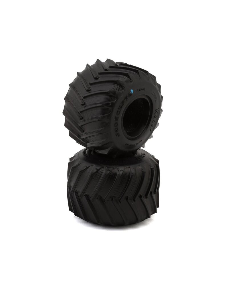 JCONCEPTS JCO4124-01 LOSI MINI LMT RACER MONSTER TRUCK TIRE (2) (BLUE)