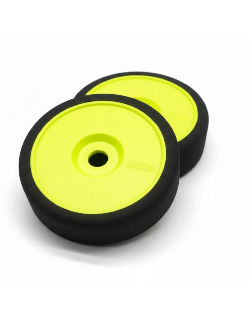 BSR RACING BXRC8223-Y 1/8 BUGGY TIRE - YELLOW WHEEL, ORANGE COMPOUND (2)