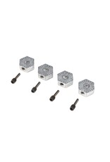 LOSI LOS242053 17MM HEX ADAPTER W/SCREWPIN (4): LMT