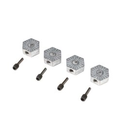 LOSI LOS242053 17MM HEX ADAPTER W/SCREWPIN (4): LMT