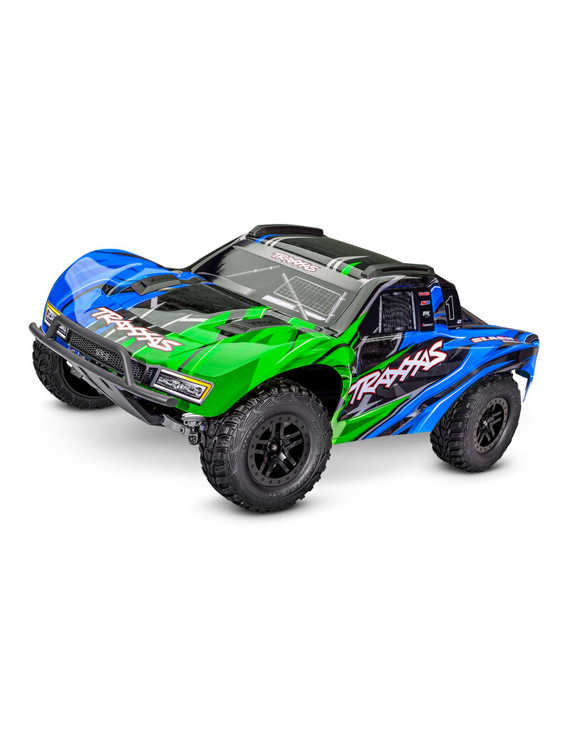 TRAXXAS TRA68454-4-GRN SLASH 4X4 HD VX3 BL