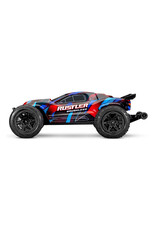 TRAXXAS TRA37454-4-RED RUSTLER 2WD HD VX3 BL