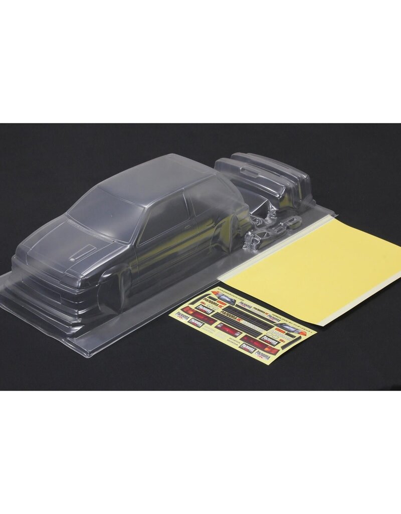 PANDORA RC PAB-3179 1/10 HONDA CIVIC SI “WONDER CIVIC” DRIFT BODY SET (CLEAR) (257-260MM)