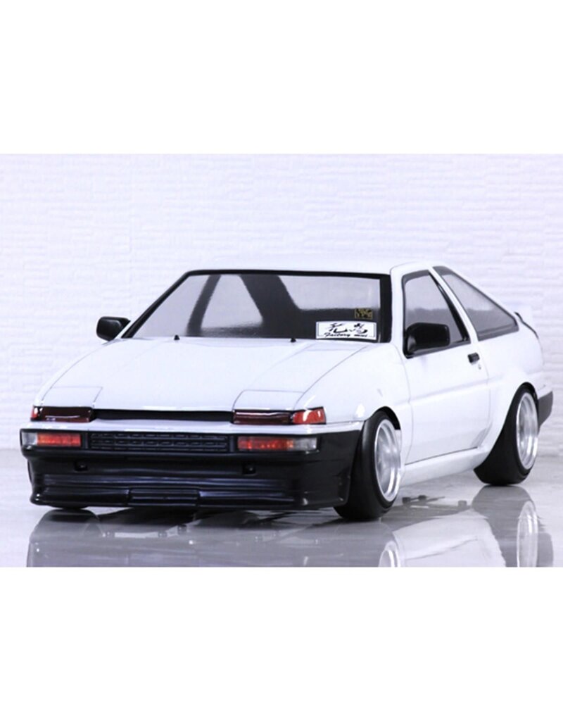 PANDORA RC PAB-3178 1/10 TOYOTA AE86 SPRINTER TRUENO 3-DOOR DRIFT BODY SET (CLEAR) (257-260MM)