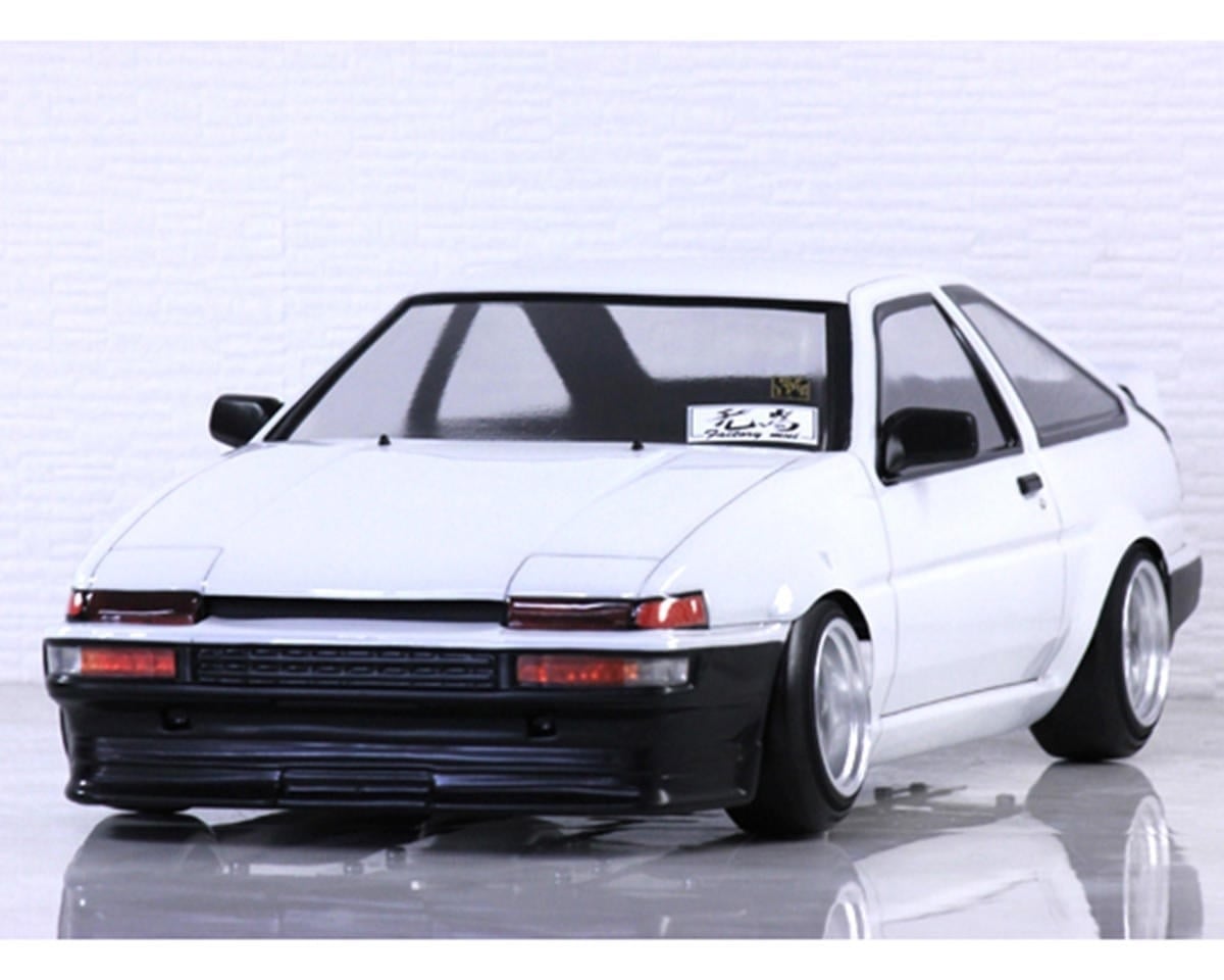 PAB-3178 1/10 TOYOTA AE86 SPRINTER TRUENO 3-DOOR DRIFT BODY SET (CLEAR) (257-260MM)