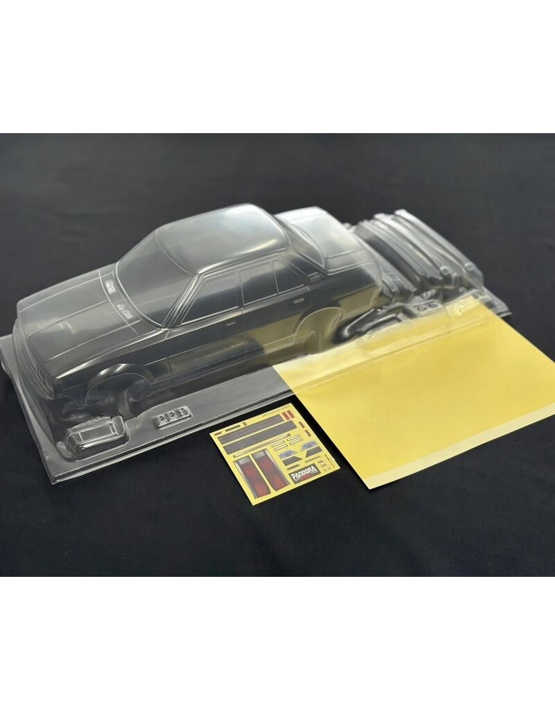 PANDORA RC PAB-3229 1/10 TOYOTA COROLLA KE70 DRIFT BODY SET (CLEAR) (257-260MM)