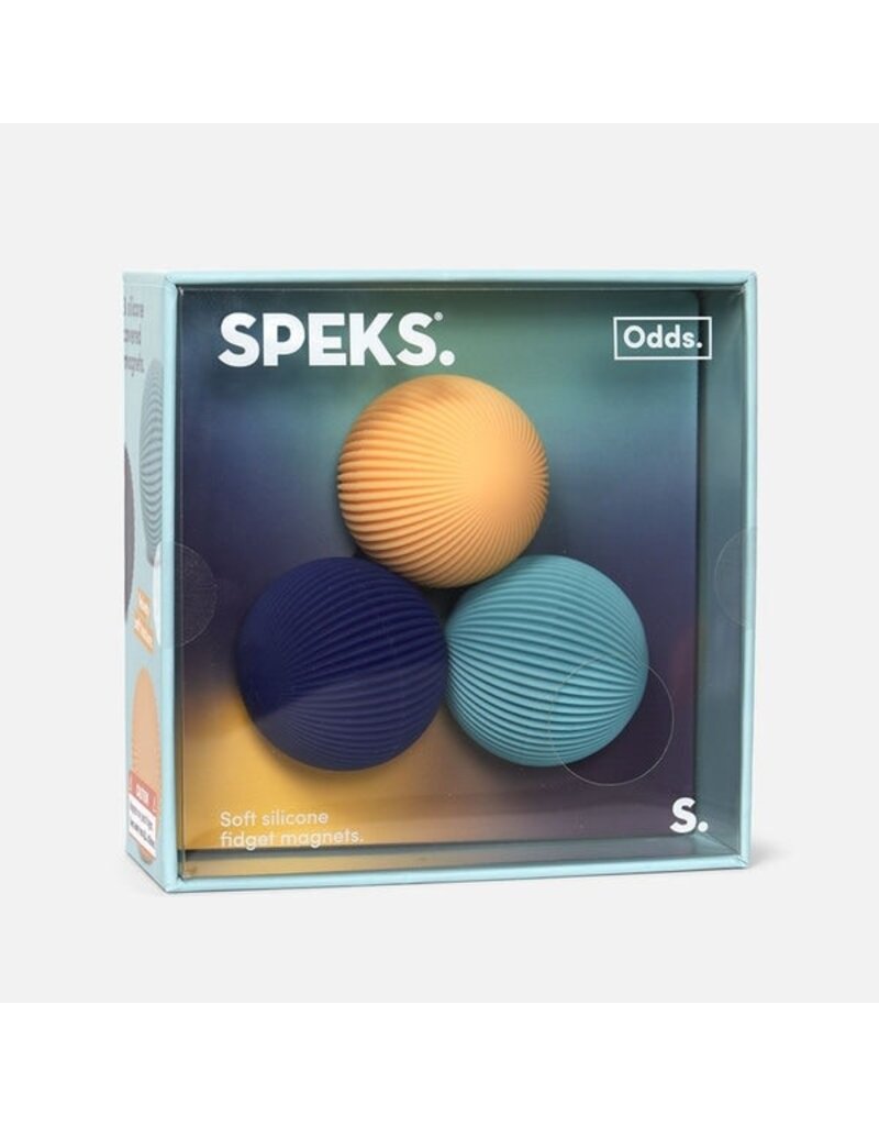 SPEKS SPEKS ODDS SOFT SILICONE FIDGET MAGNETS: BLUE LINES