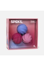 SPEKS SPEKS ODDS SOFT SILICONE FIDGET MAGNETS: PINK SWIRLS