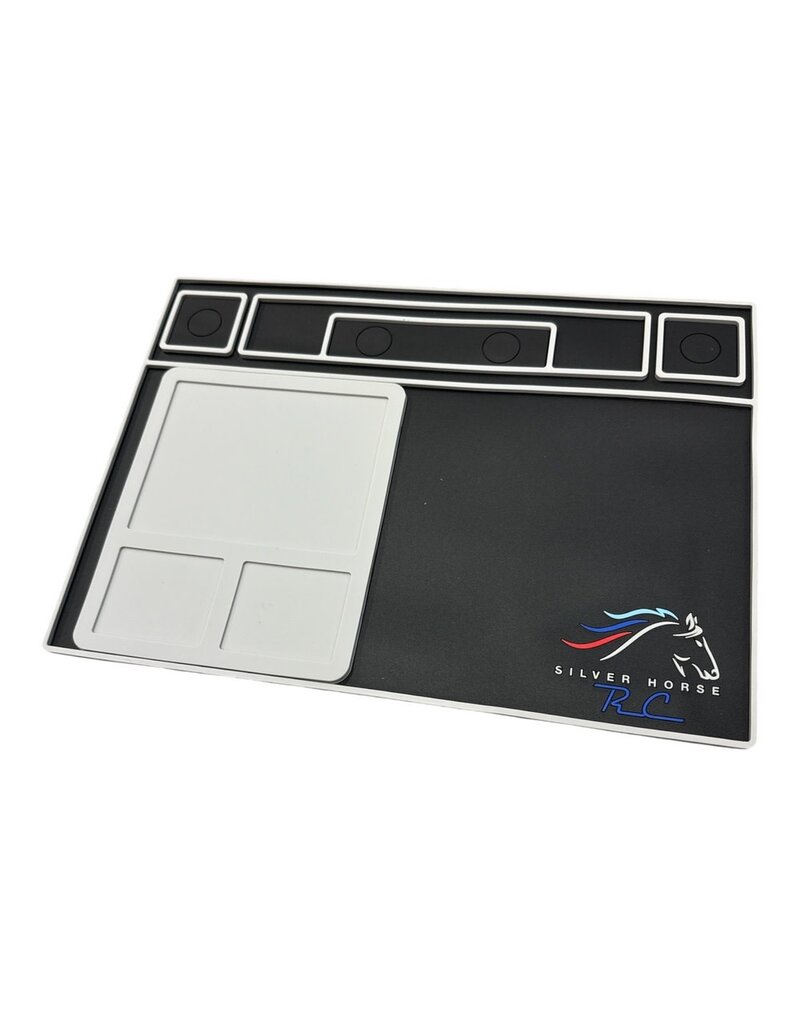 SILVER HORSE SHRC SH0264 RC PIT MAT INCLUDES NESTING HIGH HEAT SOLDER MAT: GRAY