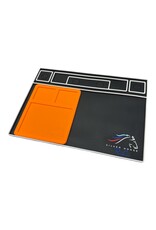 SILVER HORSE SHRC SH0263-O RC PIT MAT V2 INCLUDES NESTING HIGH HEAT SOLDER MAT-ORANGE