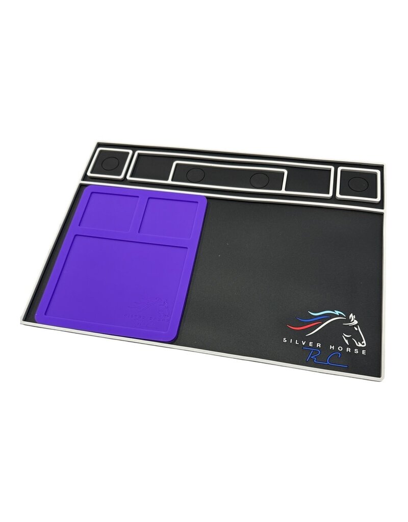 SILVER HORSE SHRC SH0263-P  RC PIT MAT V2 INCLUDES NESTING HIGH HEAT SOLDER MAT-PURPLE
