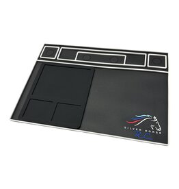 SILVER HORSE SHRC SH0263 RC PIT MAT V2 INCLUDES NESTING HIGH HEAT SOLDER MAT-BLACK