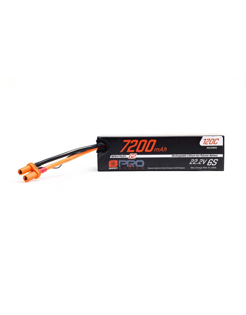 SPEKTRUM SPMX726S120 22.2V 7200MAH 6S 120C SMART PRO G2 LIPO IC5
