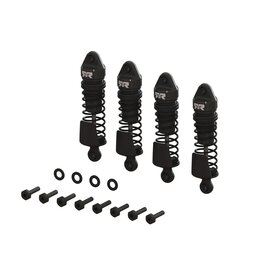ARRMA ARA-1567 ALUMINUM SHOCK SET, 58MM LENGTH, 1000 CST OIL (BLACK) (4PCS) - GROM