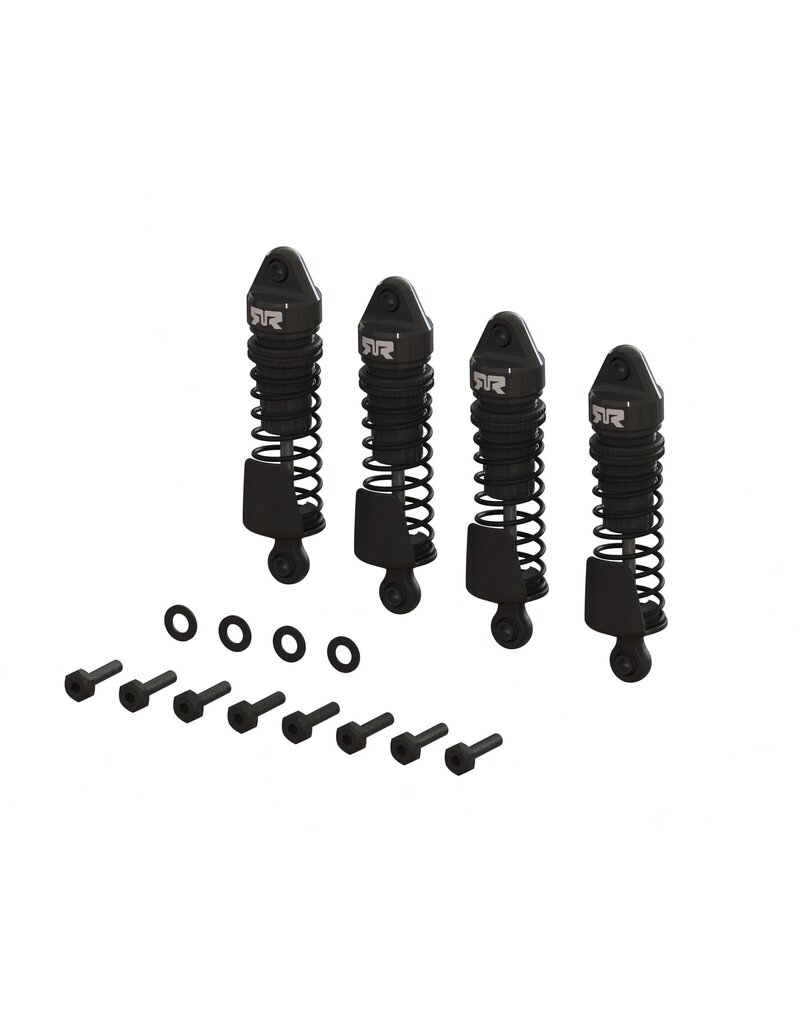 ARRMA ARA-1567 ALUMINUM SHOCK SET, 58MM LENGTH, 1000 CST OIL (BLACK) (4PCS) - GROM