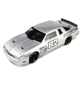 PROLINE RACING PRO370817 PRE-CUT 1986 CHEVY MONTE CARLO BODY FOR LOSI NASCAR: CLEAR