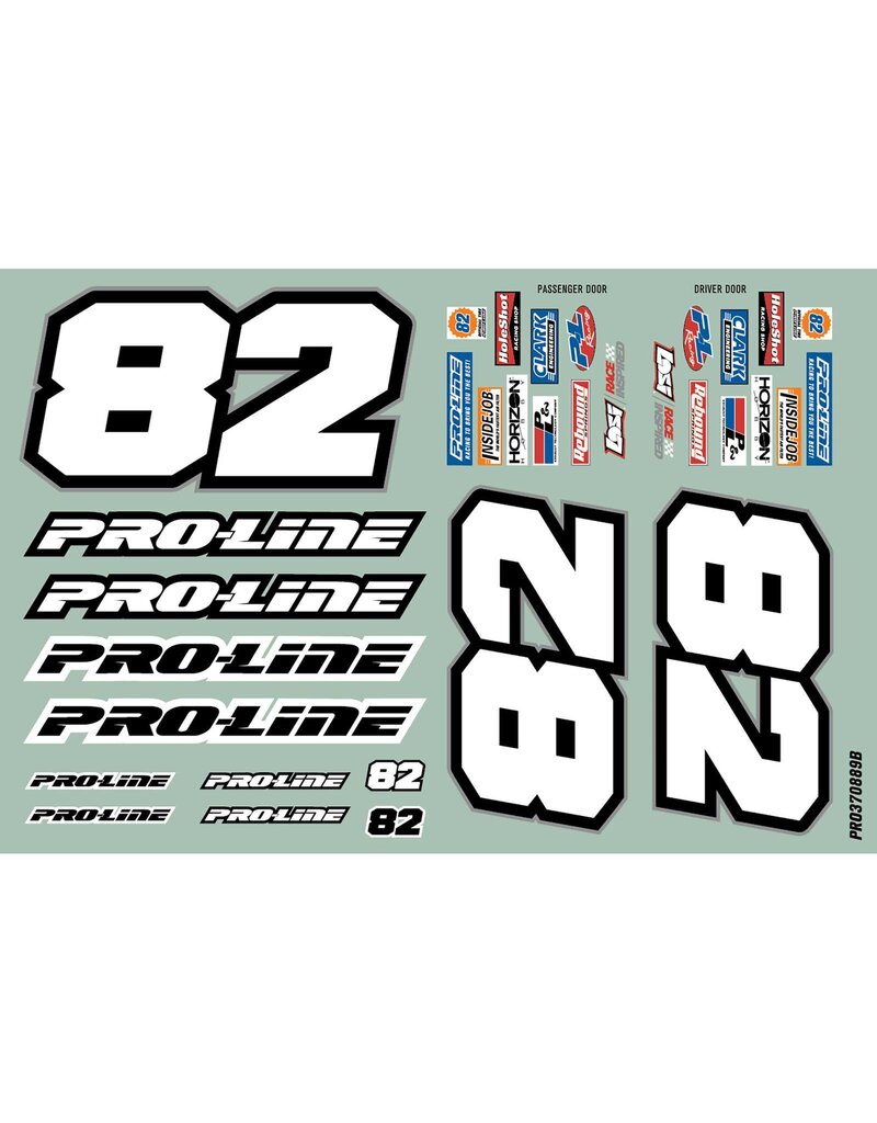 PROLINE RACING PRO370817 PRE-CUT 1986 CHEVY MONTE CARLO CLEAR BODY: LOSI NASCAR