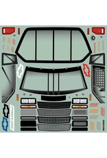 PROLINE RACING PRO370817 PRE-CUT 1986 CHEVY MONTE CARLO CLEAR BODY: LOSI NASCAR