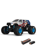 ARRMA ARA2130FF 1/16 FREEDOM FLYER 4X4 RTR MONSTER TRUCK (BATTERY & CHARGER INCLUDED), WHITE