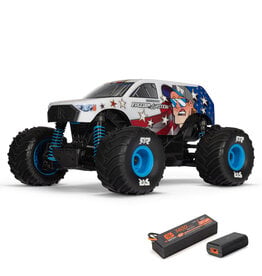 ARRMA ***PRE-ORDER*** ARA2130FF 1/16 FREEDOM FLYER 4X4 RTR MONSTER TRUCK (BATTERY & CHARGER INCLUDED), WHITE